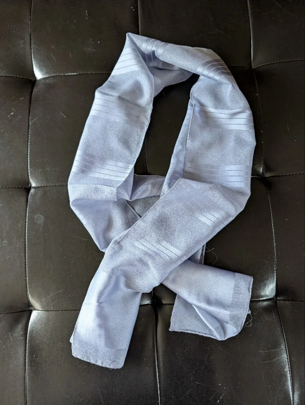 Light Grey Blue Women's Scarf - Classic Lightweight Accessory